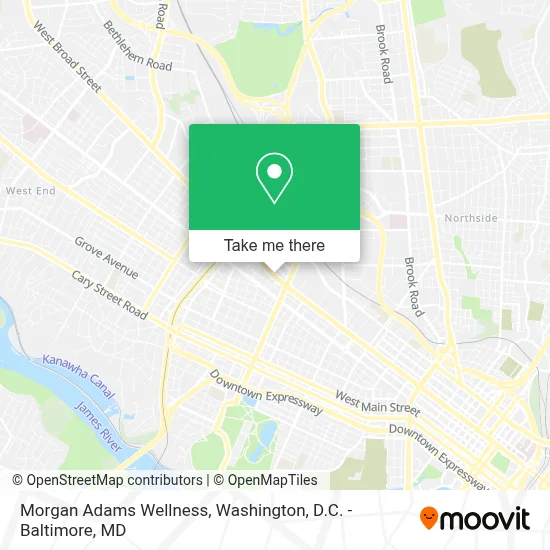 Morgan Adams Wellness map