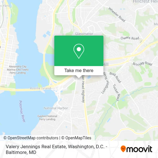 Valery Jennings Real Estate map