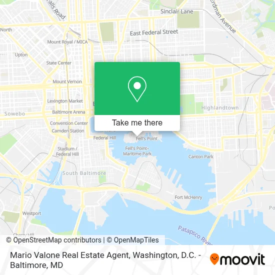 Mario Valone Real Estate Agent map
