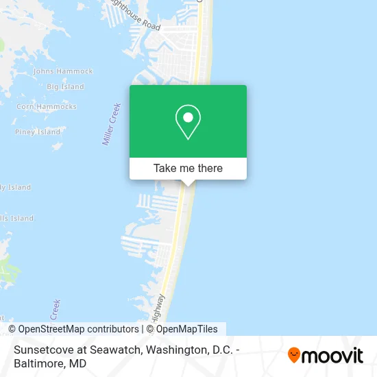 Sunsetcove at Seawatch map