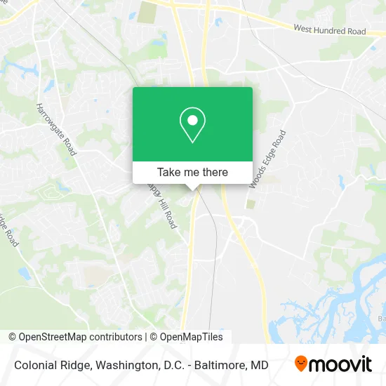 Colonial Ridge map