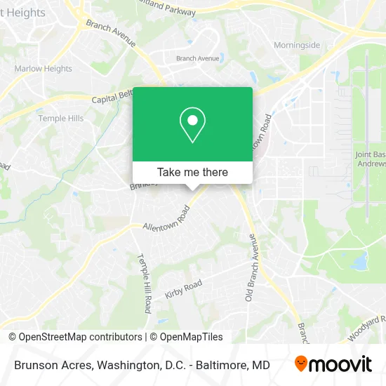 Brunson Acres map