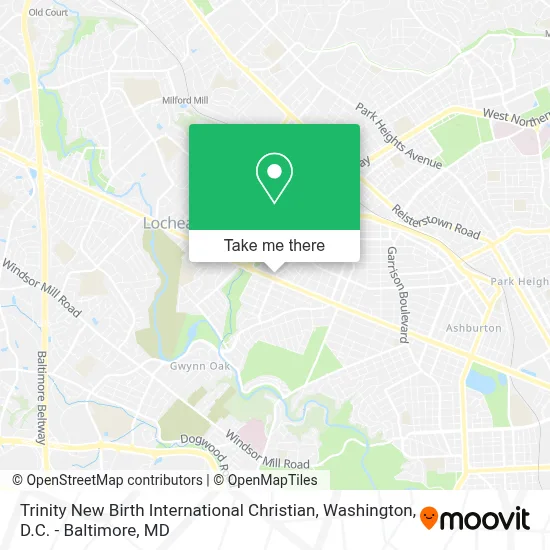 Trinity New Birth International Christian map