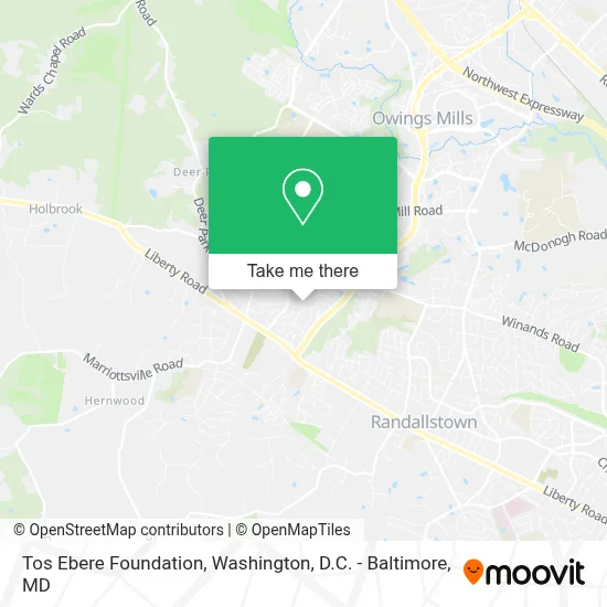 Tos Ebere Foundation map