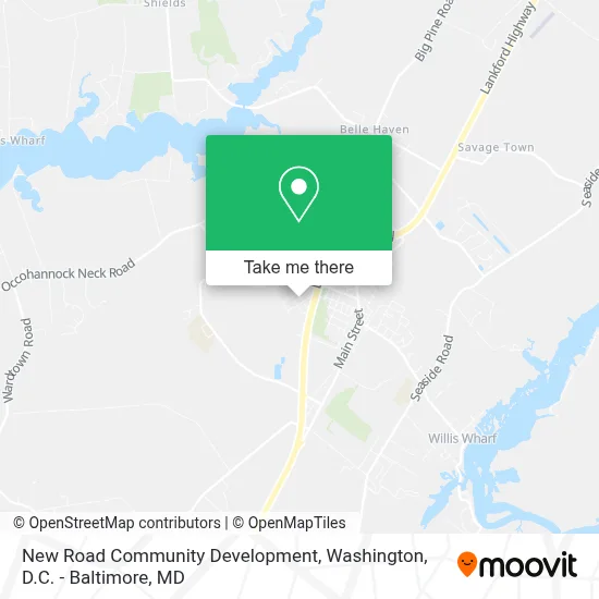 New Road Community Development map