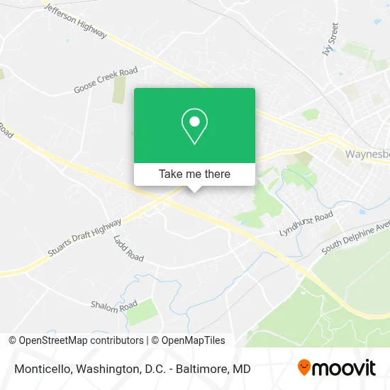 Monticello map