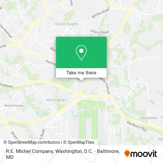 R.E. Michel Company map