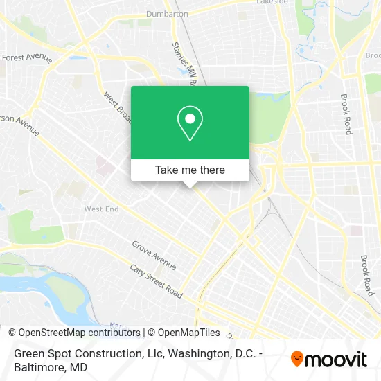 Green Spot Construction, Llc map
