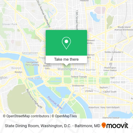 State Dining Room map