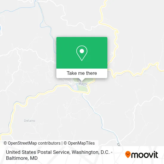 United States Postal Service map