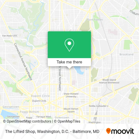 The Lifted Shop map