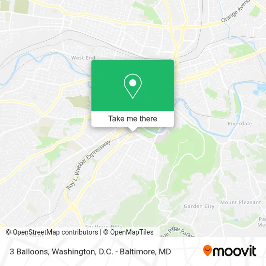 3 Balloons map