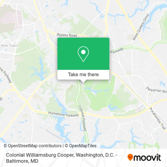 Colonial Williamsburg Cooper map