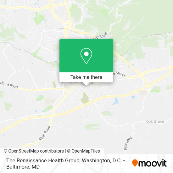 The Renaissance Health Group map
