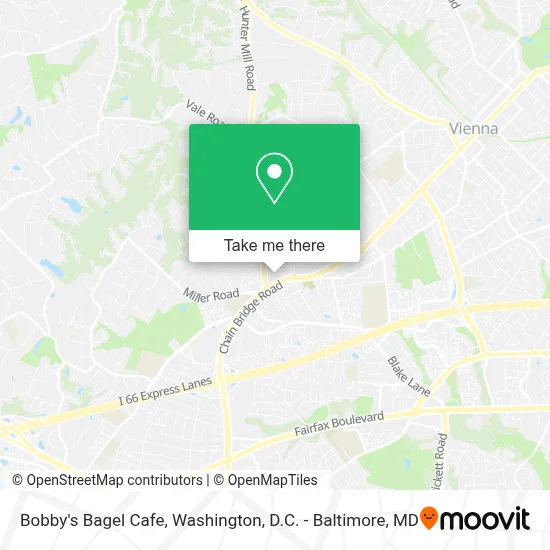 Bobby's Bagel Cafe map