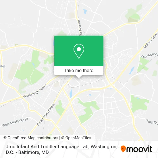 Jmu Infant And Toddler Language Lab map