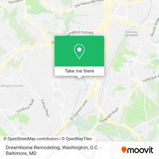Dreamhome Remodeling map
