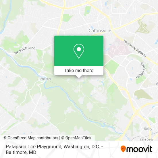 Patapsco Tire Playground map