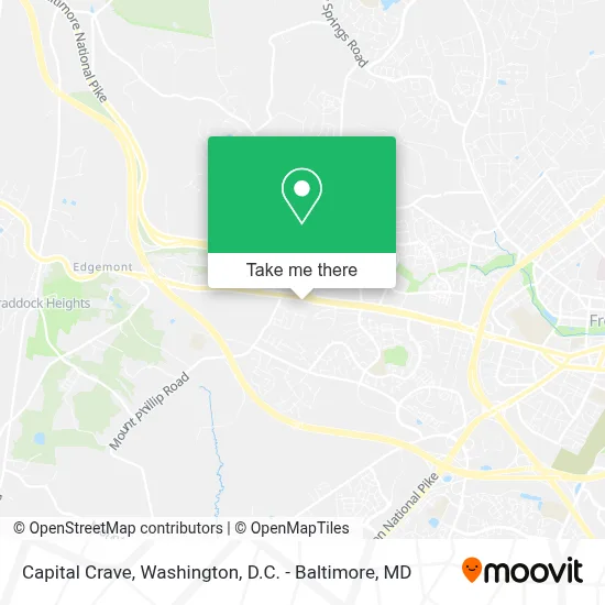 Capital Crave map