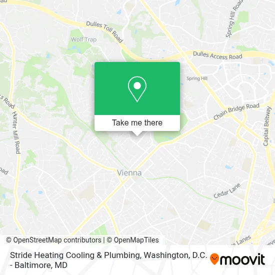 Stride Heating Cooling & Plumbing map