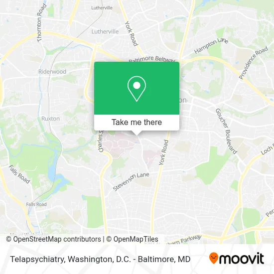 Telapsychiatry map