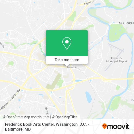 Frederick Book Arts Center map