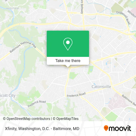 Xfinity map