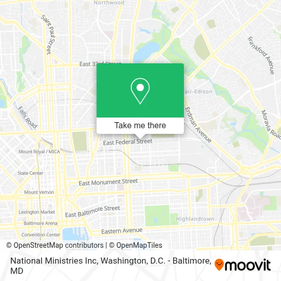 National Ministries Inc map