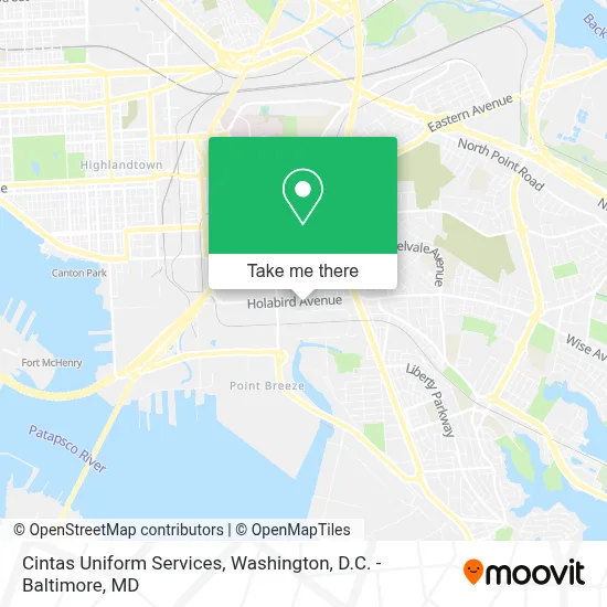 Cintas Uniform Services map