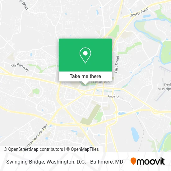 Swinging Bridge map
