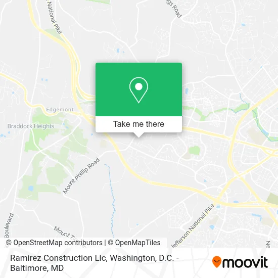 Ramirez Construction Llc map