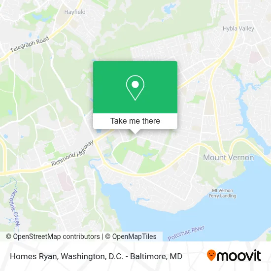 Homes Ryan map