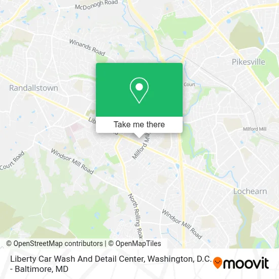Liberty Car Wash And Detail Center map