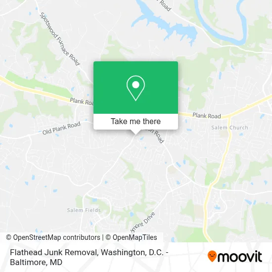 Flathead Junk Removal map