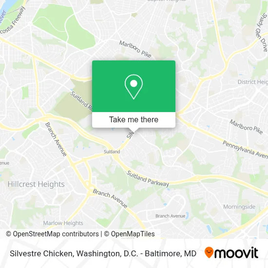 Silvestre Chicken map