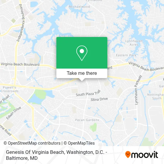 Genesis Of Virginia Beach map