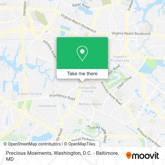 Precious Moements map
