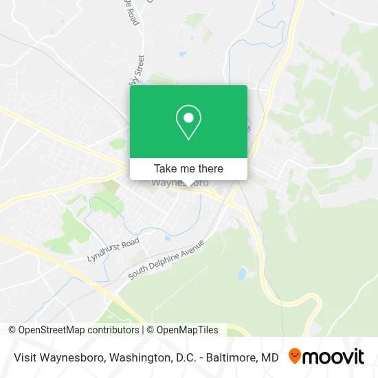Visit Waynesboro map