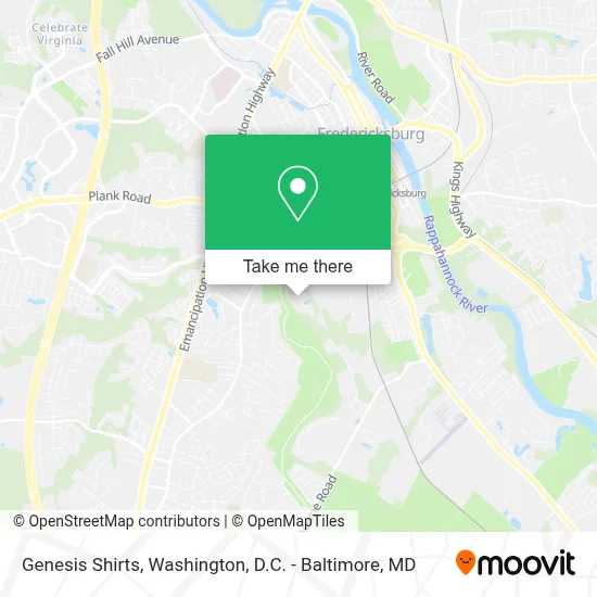 Genesis Shirts map