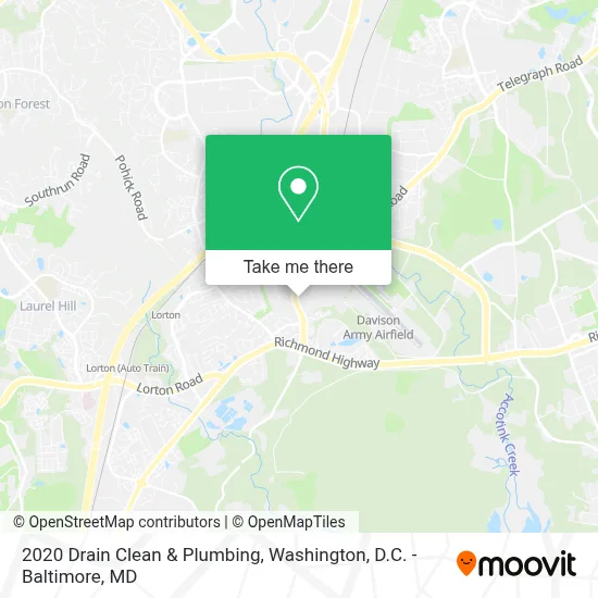 2020 Drain Clean & Plumbing map