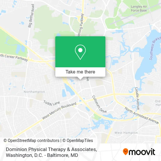 Dominion Physical Therapy & Associates map