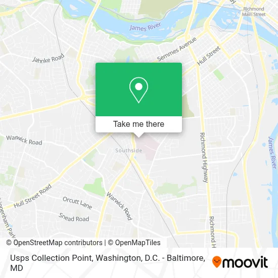 Usps Collection Point map
