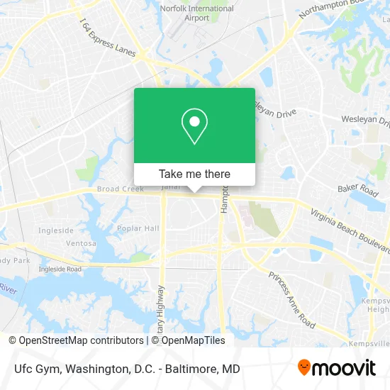 Ufc Gym map