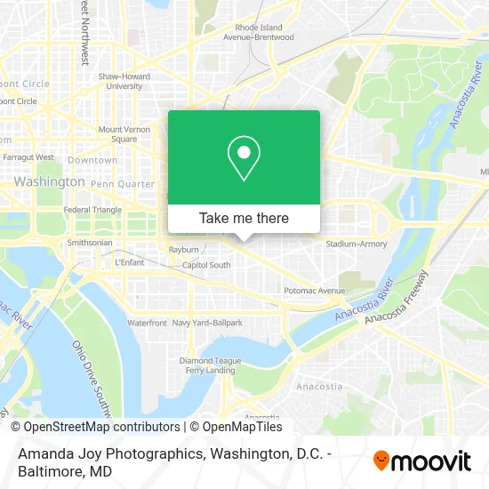 Amanda Joy Photographics map