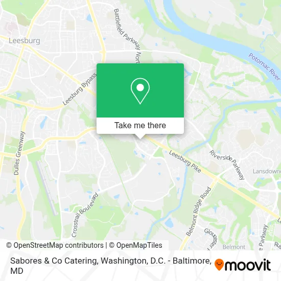 Sabores & Co Catering map