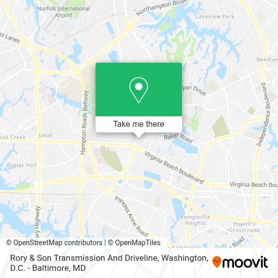 Rory & Son Transmission And Driveline map