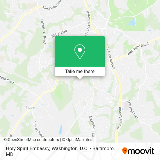 Holy Spirit Embassy map