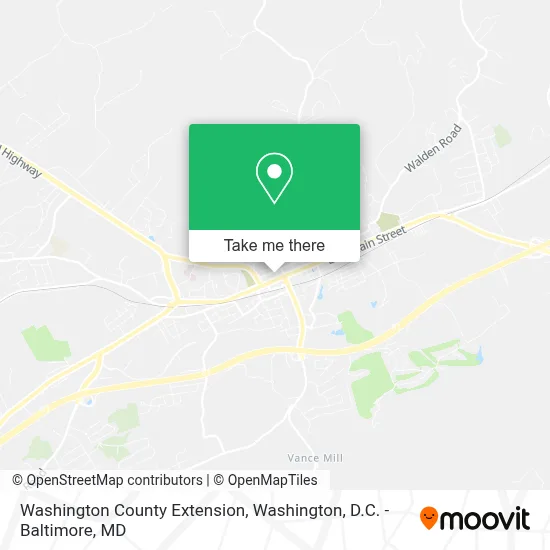 Washington County Extension map