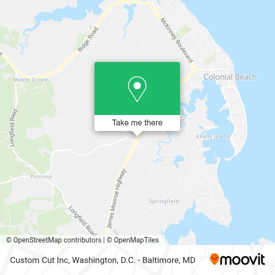 Custom Cut Inc map