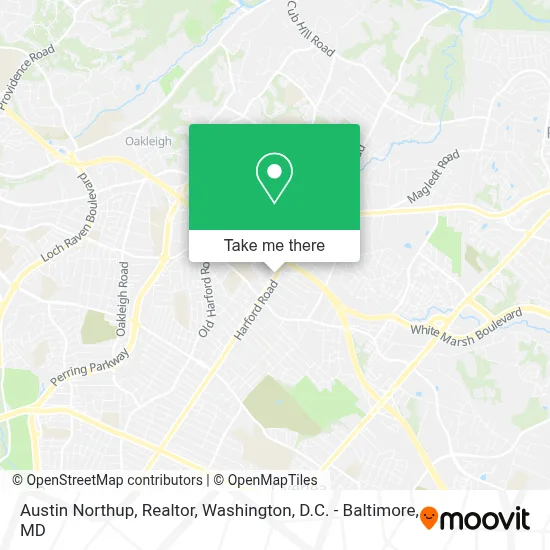 Austin Northup, Realtor map